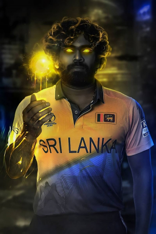 Lasith Malinga Sri Lanka Player mobile wallpaper
