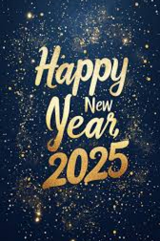 Happy New Year 2025 mobile wallpaper